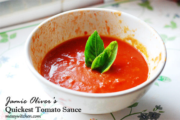 Jamie Oliver's Quickest Tomato Sauce